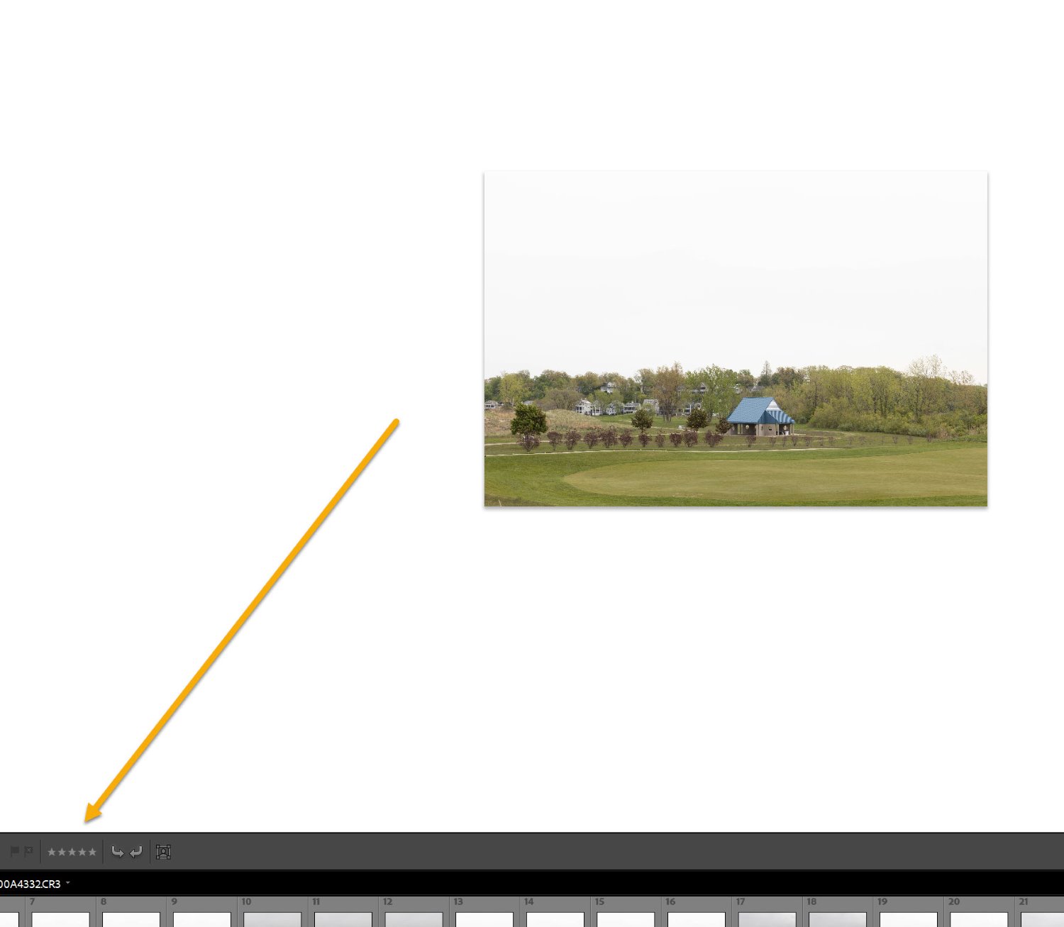 Lightroom star ratings