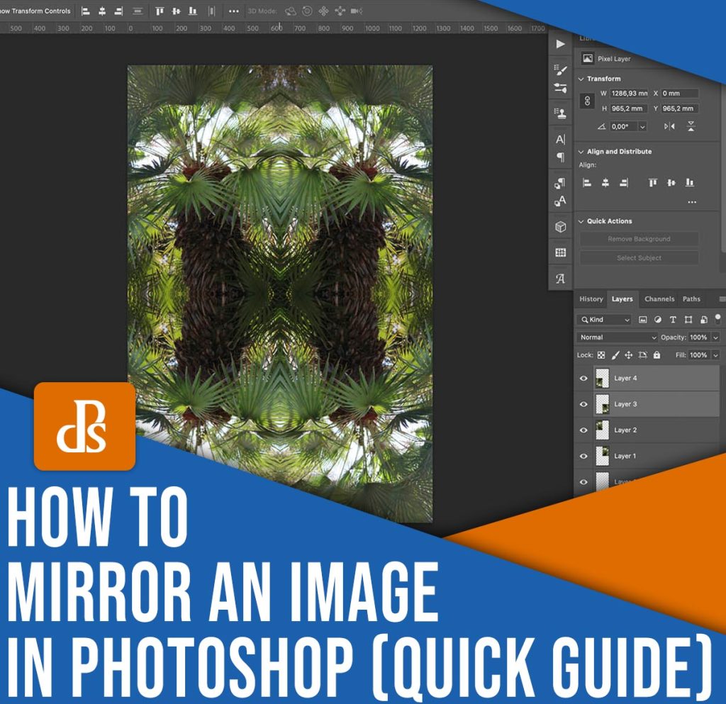 How to Mirror an Image in Photoshop (Step By Step)