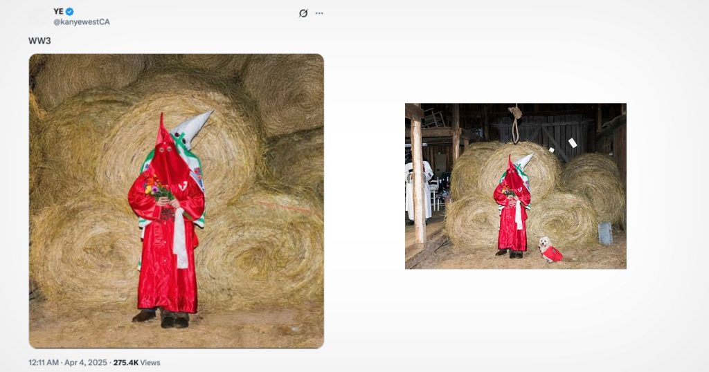 Photographer Says Kanye West Stole His KKK Photo for Album Cover